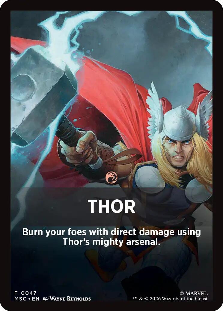 Thor Theme Card [Marvel Super Heroes Commander] | Jack's On Queen