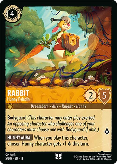 Rabbit - Hunny Paladin (5/207) [Attack of the Vine!] | Jack's On Queen