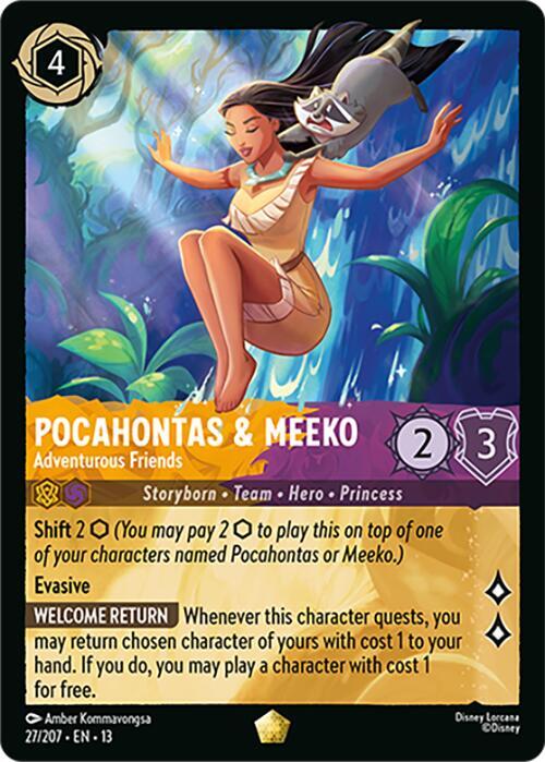Pocahontas & Meeko - Adventurous Friends (27/207) [Attack of the Vine!] | Jack's On Queen