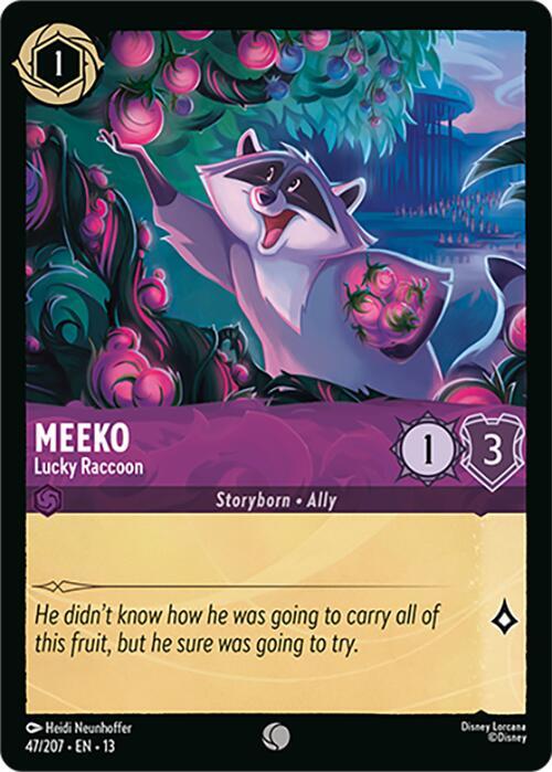 Meeko - Lucky Raccoon (47/207) [Attack of the Vine!] | Jack's On Queen
