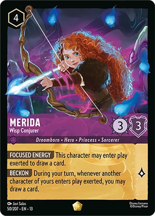 Merida - Wisp Conjurer (50/207) [Attack of the Vine!] | Jack's On Queen