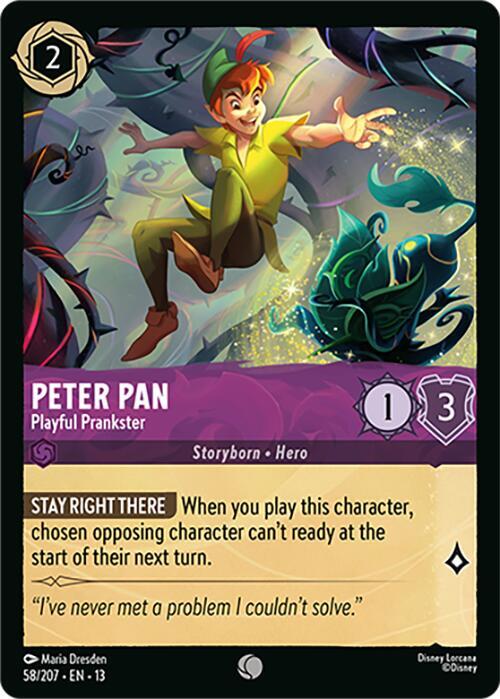 Peter Pan - Playful Prankster (58/207) [Attack of the Vine!] | Jack's On Queen