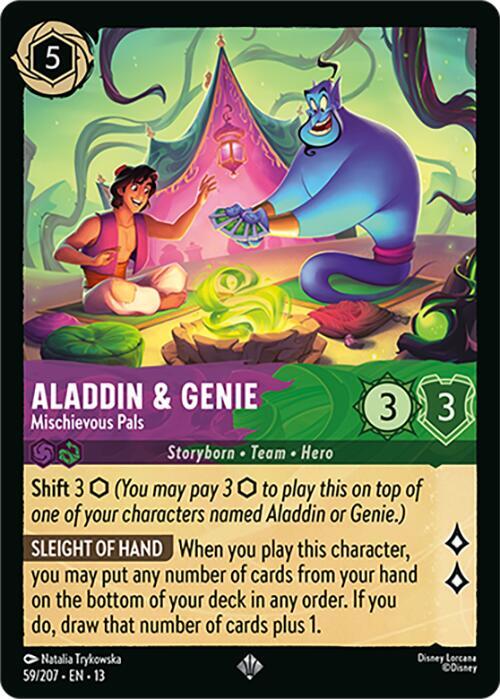 Aladdin & Genie - Mischievous Pals (59/207) [Attack of the Vine!] | Jack's On Queen