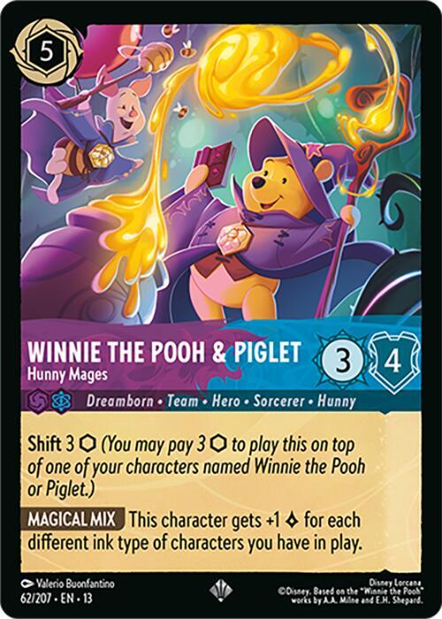Winnie the Pooh & Piglet - Hunny Mages (62/207) [Attack of the Vine!] | Jack's On Queen