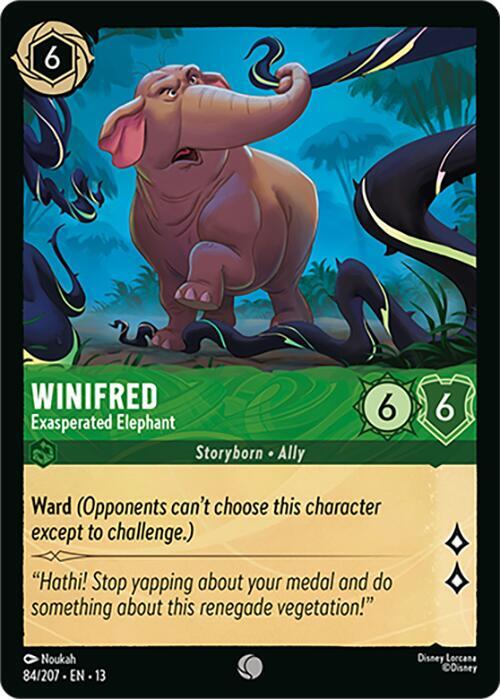 Winifred - Exasperated Elephant (84/207) [Attack of the Vine!] | Jack's On Queen