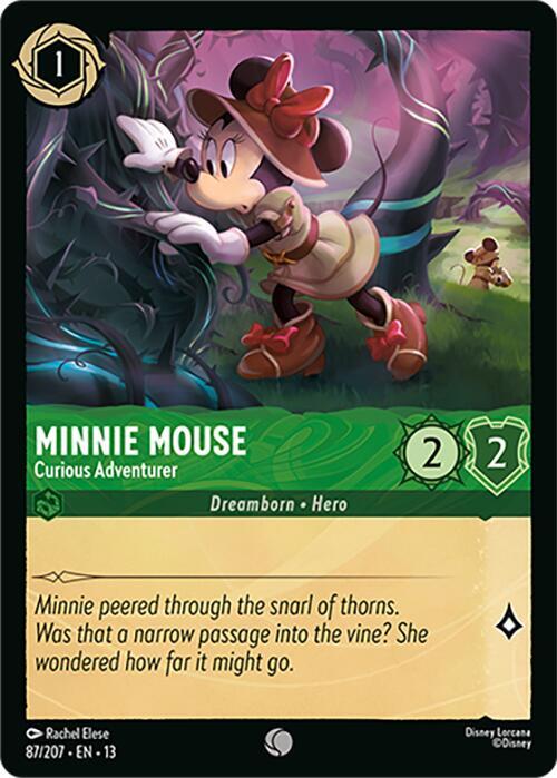 Minnie Mouse - Curious Adventurer (87/207) [Attack of the Vine!] | Jack's On Queen