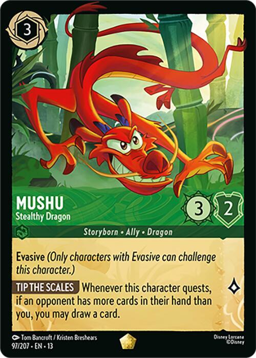 Mushu - Stealthy Dragon (97/207) [Attack of the Vine!] | Jack's On Queen