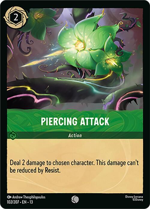 Piercing Attack (102/207) [Attack of the Vine!] | Jack's On Queen