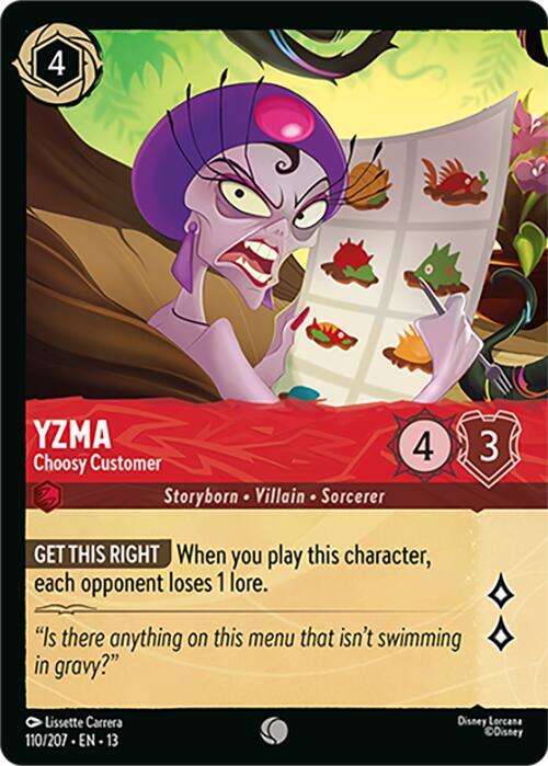 Yzma - Choosy Customer (Foil) (110/207) [Attack of the Vine!] | Jack's On Queen