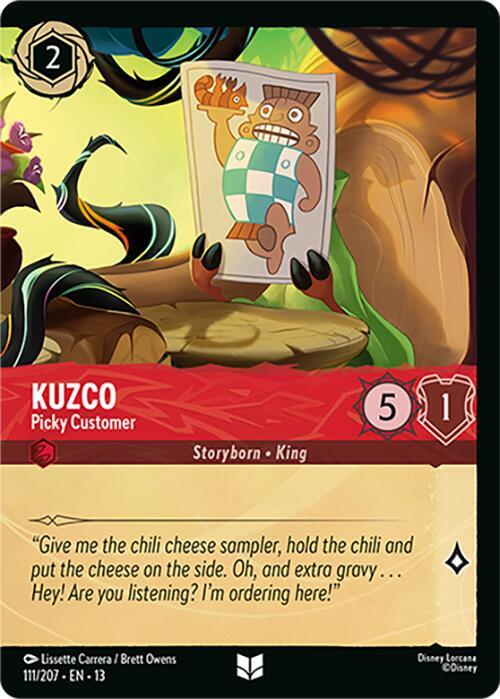 Kuzco - Picky Customer (Foil) (111/207) [Attack of the Vine!] | Jack's On Queen