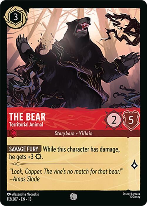 The Bear - Territorial Animal (112/207) [Attack of the Vine!] | Jack's On Queen