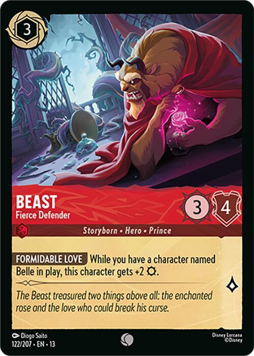 Beast - Fierce Defender (122/207) [Attack of the Vine!] | Jack's On Queen