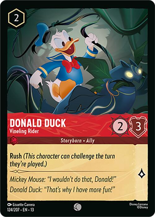Donald Duck - Vineling Rider (124/207) [Attack of the Vine!] | Jack's On Queen