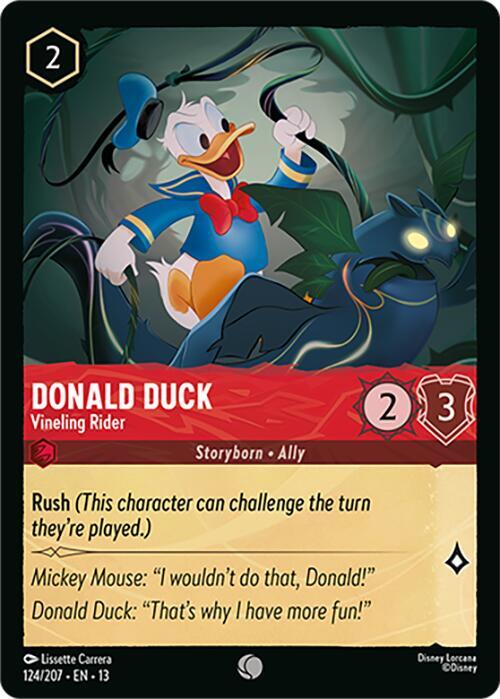 Donald Duck - Vineling Rider (124/207) [Attack of the Vine!] | Jack's On Queen