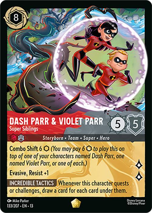 Dash Parr & Violet Parr - Super Siblings (133/207) [Attack of the Vine!] | Jack's On Queen