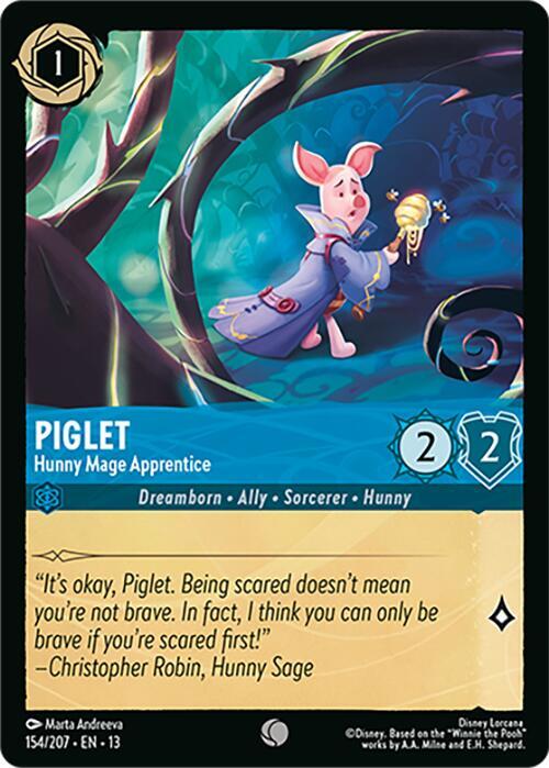 Piglet - Hunny Mage Apprentice (154/207) [Attack of the Vine!] | Jack's On Queen