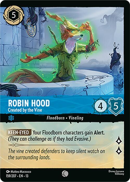 Robin Hood - Created by the Vine (Foil) (159/207) [Attack of the Vine!] | Jack's On Queen