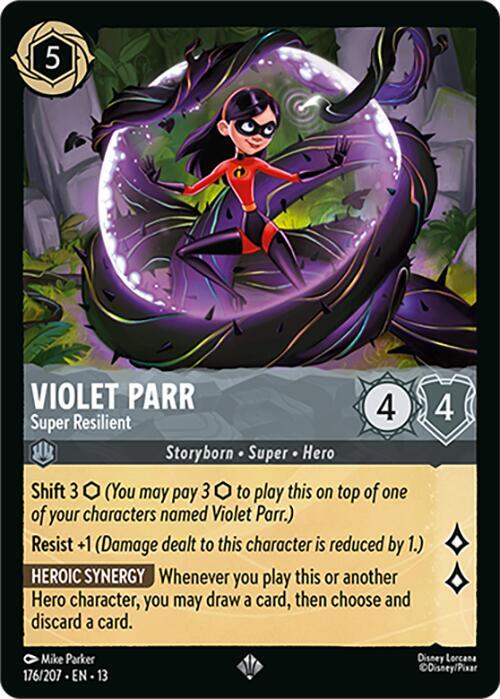 Violet Parr - Super Resilient (176/207) [Attack of the Vine!] | Jack's On Queen