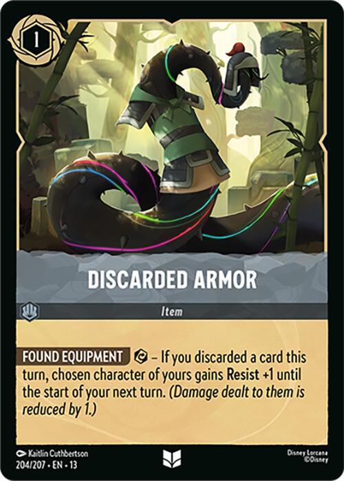 Discarded Armor (204/207) [Attack of the Vine!] | Jack's On Queen