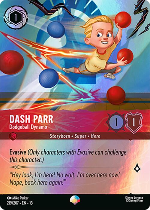 Dash Parr - Dodgeball Dynamo (Epic) (219/204) [Attack of the Vine!] | Jack's On Queen