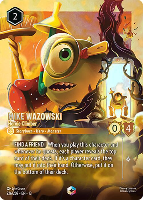 Mike Wazowski - Heroic Climber (Enchanted) (226/207) [Attack of the Vine!] | Jack's On Queen