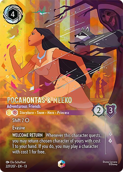 Pocahontas & Meeko - Adventurous Friends (Enchanted) (227/207) [Attack of the Vine!] | Jack's On Queen