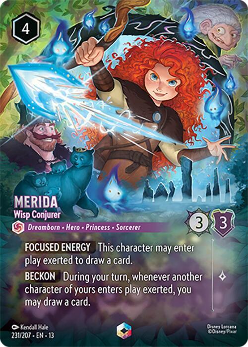 Merida - Wisp Conjurer (Enchanted) (231/207) [Attack of the Vine!] | Jack's On Queen