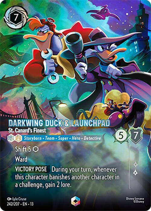 Darkwing Duck & Launchpad - St. Canard's Finest (Enchanted) (242/207) [Attack of the Vine!] | Jack's On Queen