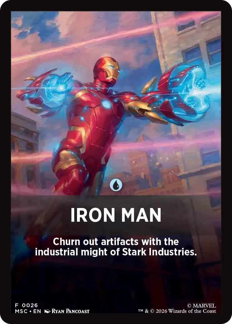 Iron Man Theme Card [Marvel Super Heroes Commander] | Jack's On Queen