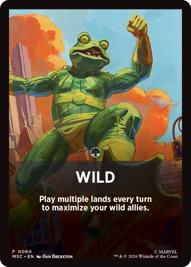 Wild Theme Card [Marvel Super Heroes Commander] | Jack's On Queen