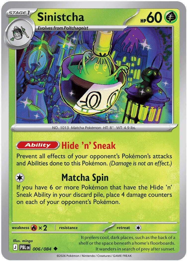 Sinistcha (006/084) [Mega Evolution: Pitch Black] | Jack's On Queen