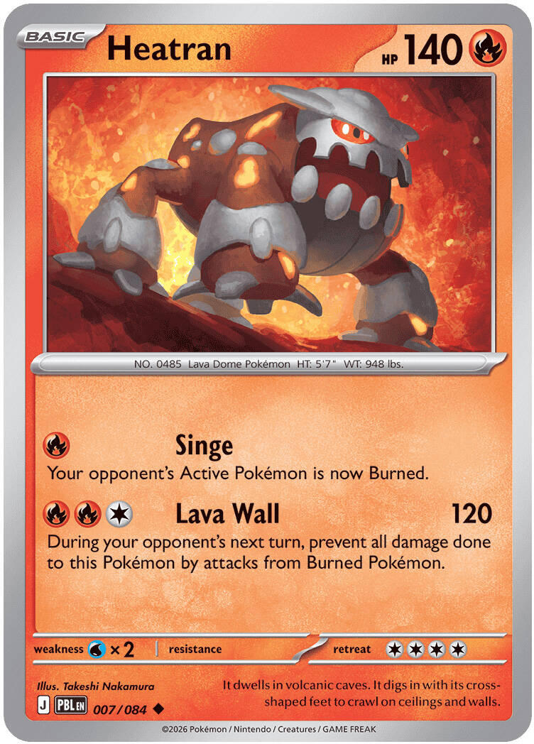 Heatran (007/084) [Mega Evolution: Pitch Black] | Jack's On Queen