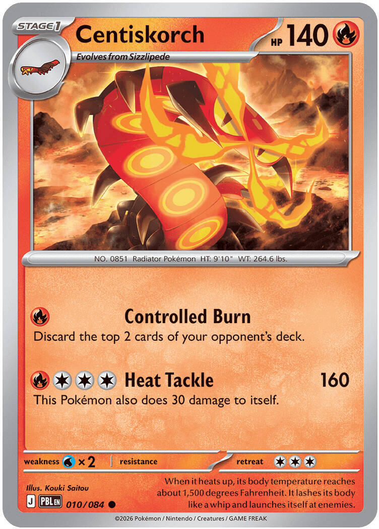 Centiskorch (010/084) [Mega Evolution: Pitch Black] | Jack's On Queen