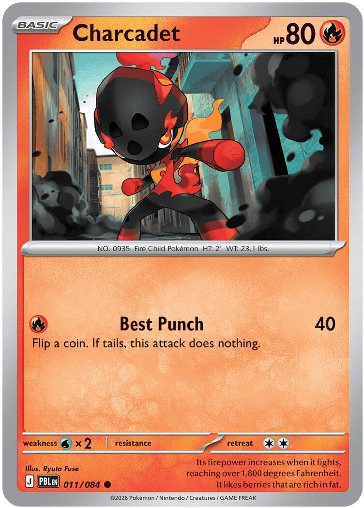 Charcadet (011/084) [Mega Evolution: Pitch Black] | Jack's On Queen