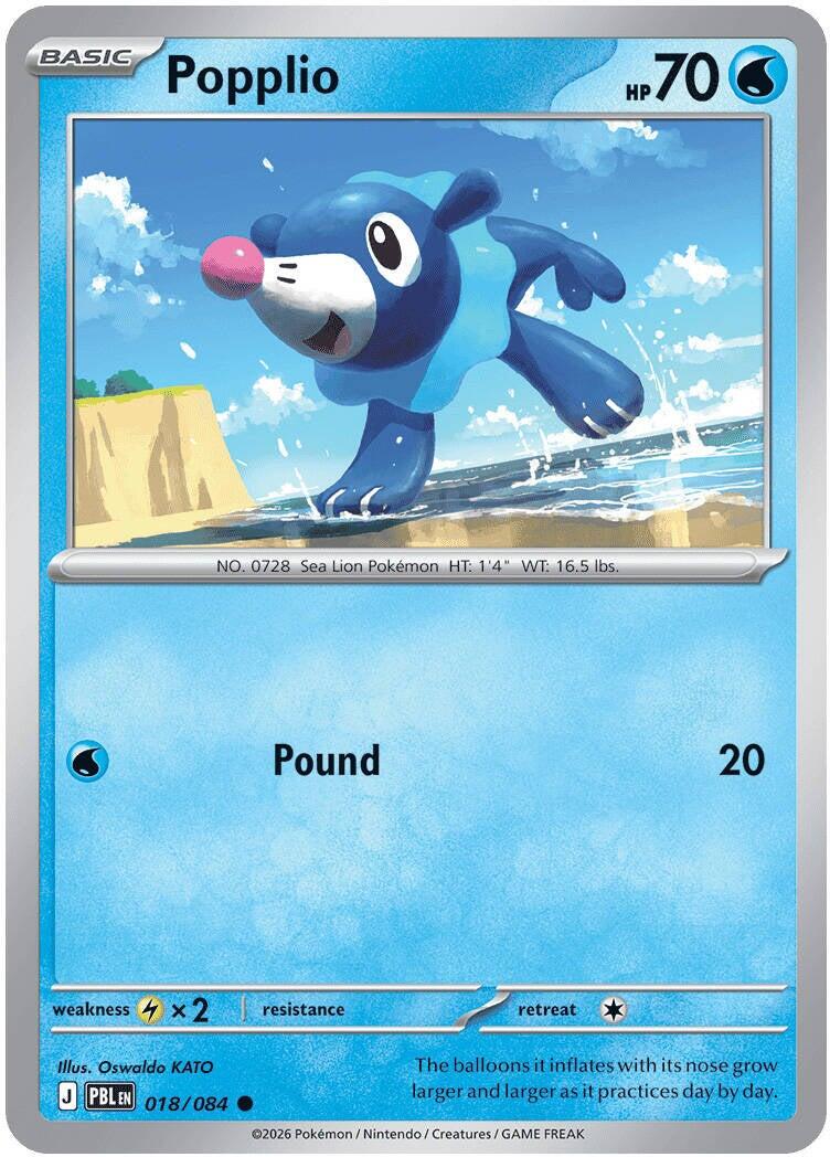 Popplio (018/084) [Mega Evolution: Pitch Black] | Jack's On Queen