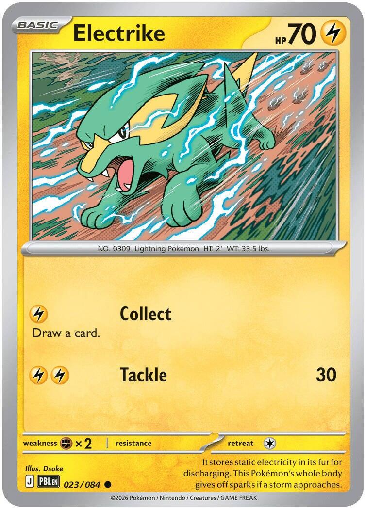Electrike (023/084) [Mega Evolution: Pitch Black] | Jack's On Queen