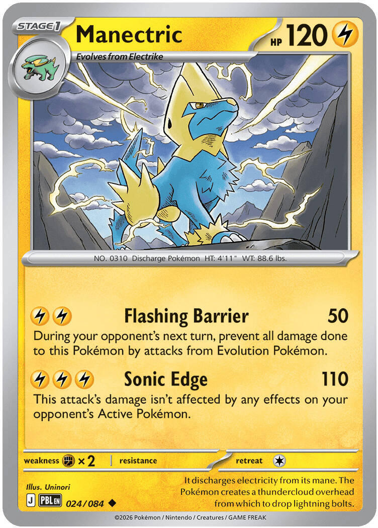 Manectric (024/084) [Mega Evolution: Pitch Black] | Jack's On Queen