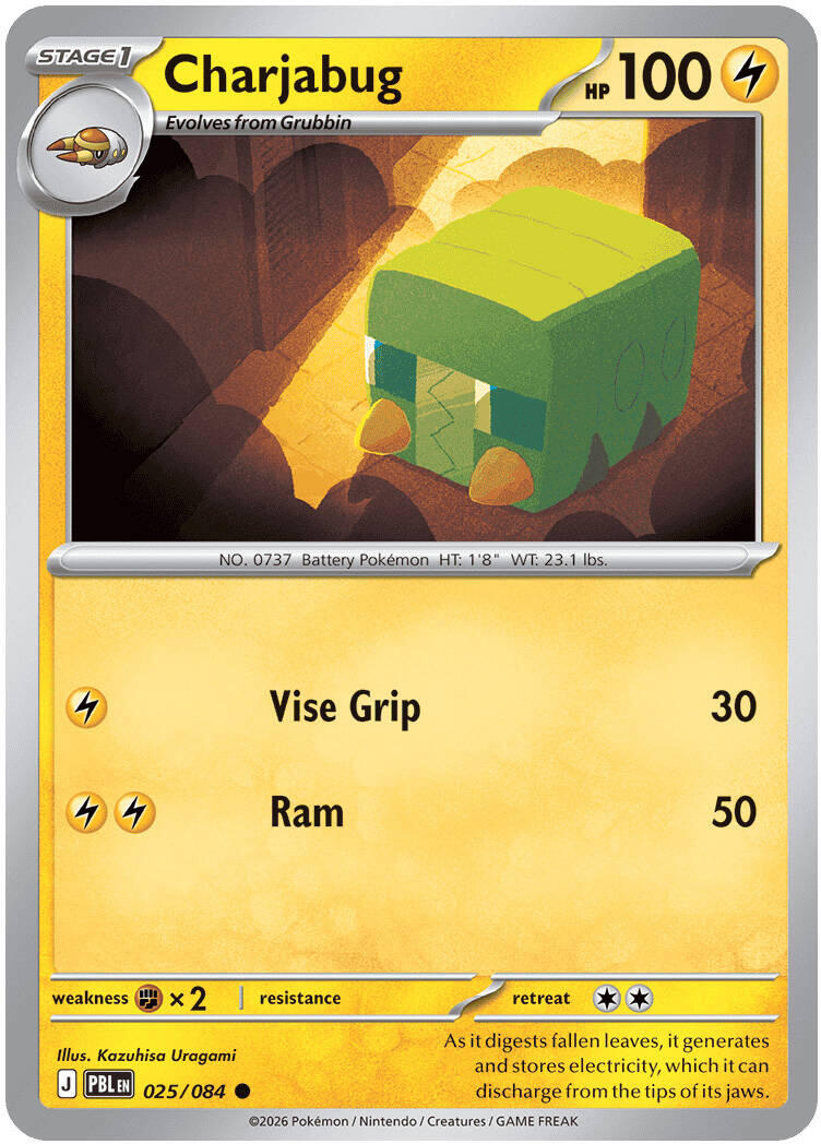 Charjabug (025/084) [Mega Evolution: Pitch Black] | Jack's On Queen