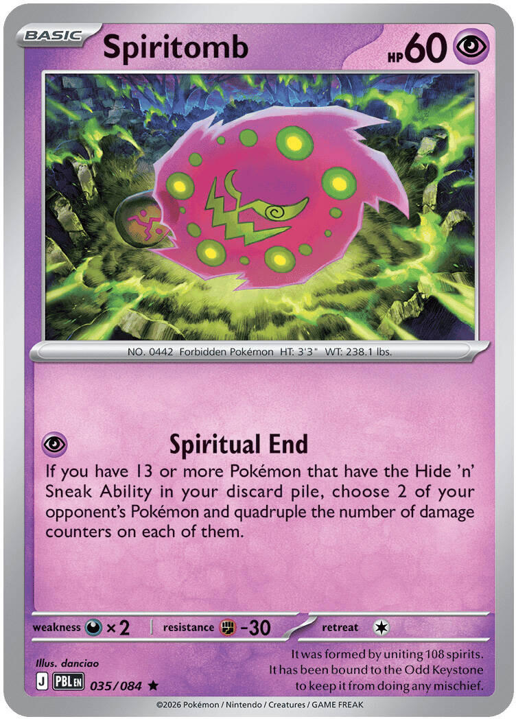 Spiritomb (035/084) [Mega Evolution: Pitch Black] | Jack's On Queen