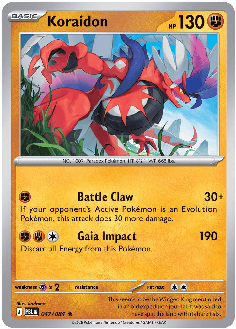 Koraidon (047/084) [Mega Evolution: Pitch Black] | Jack's On Queen