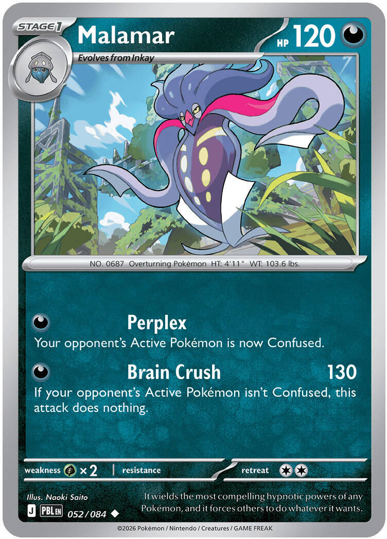 Malamar (052/084) [Mega Evolution: Pitch Black] | Jack's On Queen
