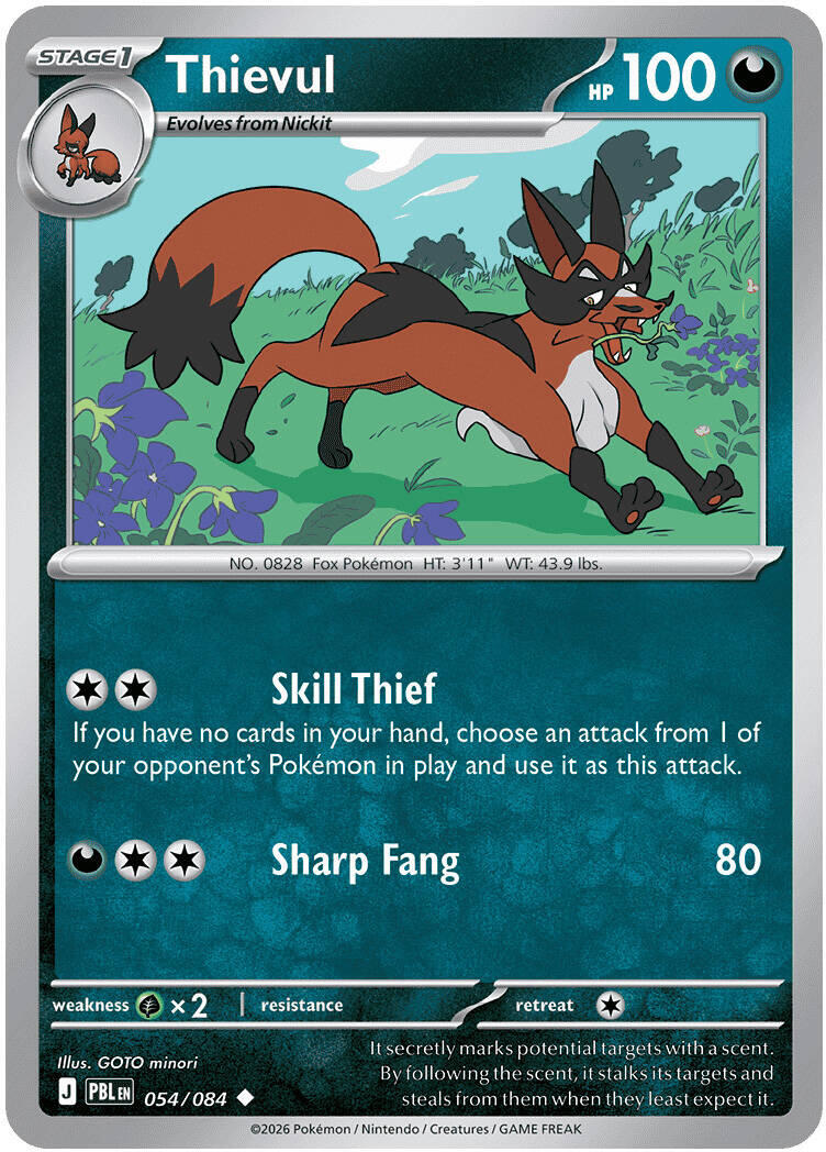 Thievul (054/084) [Mega Evolution: Pitch Black] | Jack's On Queen