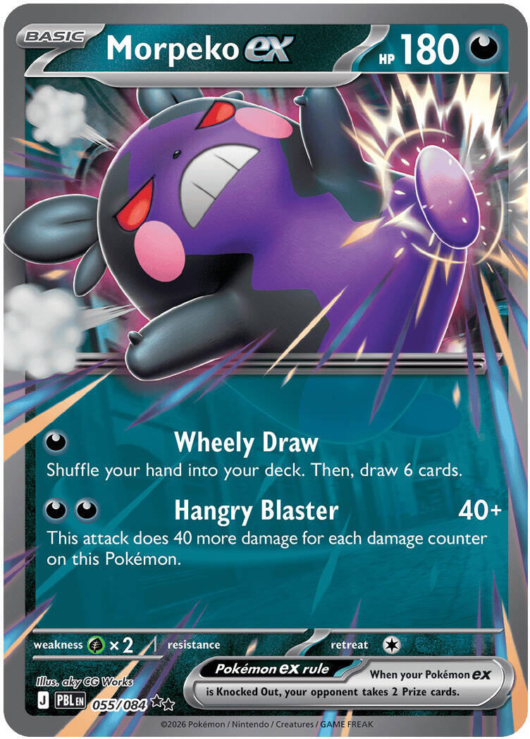 Morpeko ex (055/084) [Mega Evolution: Pitch Black] | Jack's On Queen