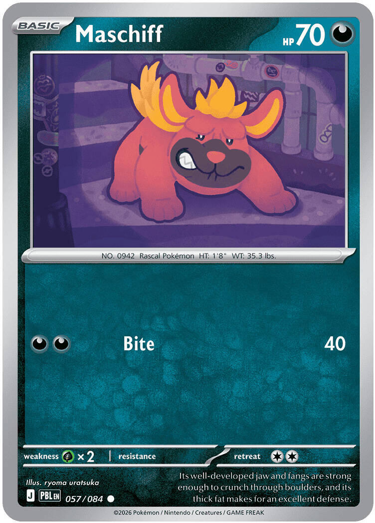 Maschiff (057/084) [Mega Evolution: Pitch Black] | Jack's On Queen