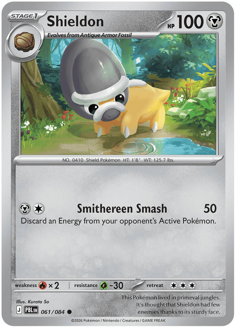 Shieldon (061/084) [Mega Evolution: Pitch Black] | Jack's On Queen