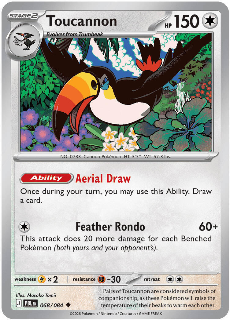 Toucannon (068/084) [Mega Evolution: Pitch Black] | Jack's On Queen
