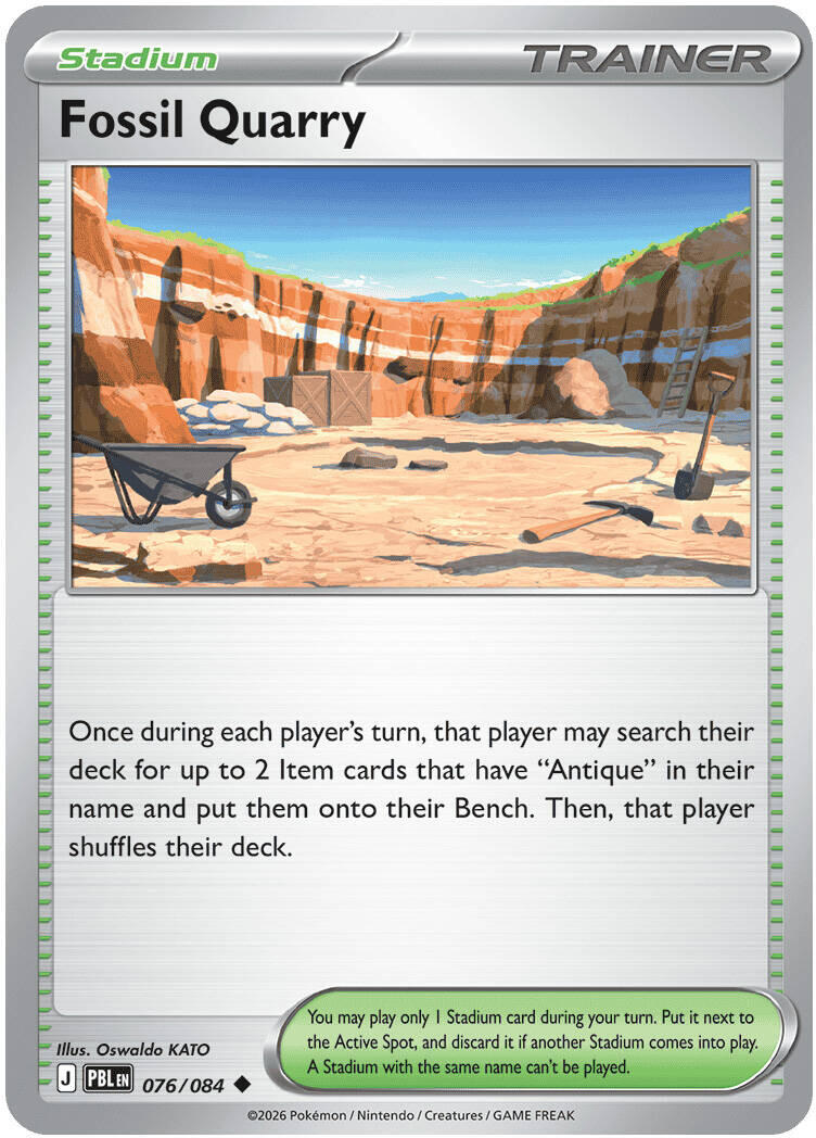 Fossil Quarry (076/084) [Mega Evolution: Pitch Black] | Jack's On Queen