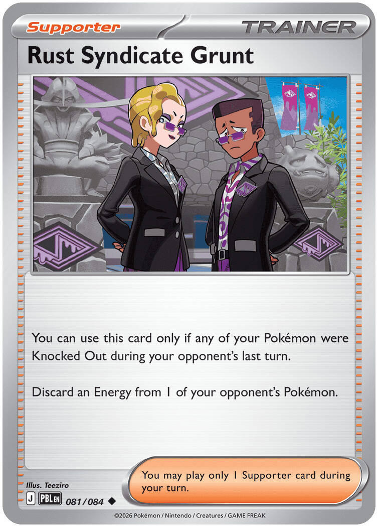 Rust Syndicate Grunt (081/084) [Mega Evolution: Pitch Black] | Jack's On Queen