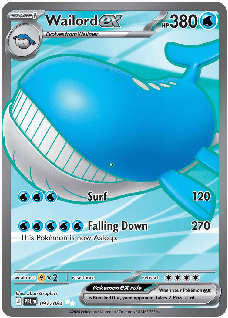 Wailord ex (097/084) [Mega Evolution: Pitch Black] | Jack's On Queen