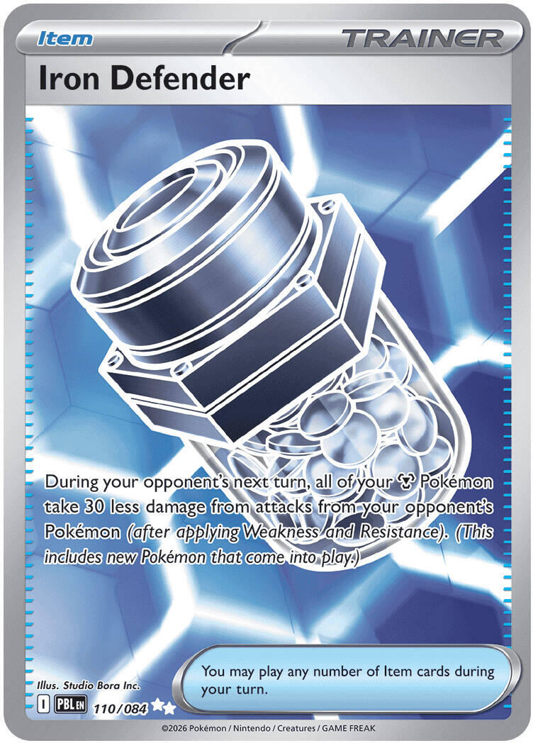 Iron Defender (110/084) [Mega Evolution: Pitch Black] | Jack's On Queen